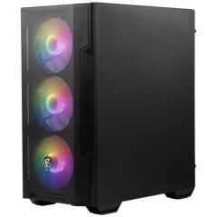 MSI MAG FORGE M100A Akrilik Yan Panel RGB Micro Atx Oyuncu Kasa PSU YOK