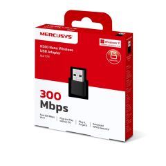 TP-LINK MERCUSYS MA12N N300 Nano 2.4Ghz 300Mbps Wi-Fi USB Adapter