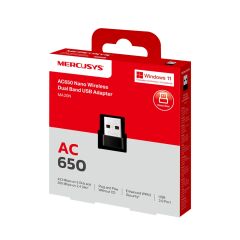 TP-LINK MERCUSYS MA20N AC650 Nano 2.4Ghz,5Ghz Wi-Fi USB Adapter