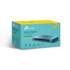 TP-LINK LS108G 8 PORT GIGABIT LITEWAVE MASAÜSTÜ SWITCH (ÇELİK KASA)