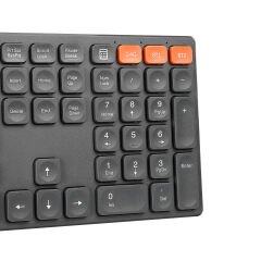 EVEREST KB-2610 Siyah 3in1 Q Sessiz Kablosuz Klavye 2.4G+BT1+BT2