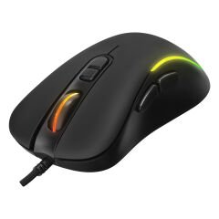 RAMPAGE KM-R57 Seraphic Siyah RGB Multmedia Klavye 12800DPI Mouse Gaming Set