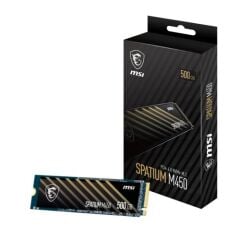 MSI SPATIUM M450 500GB NVME M.2 SSD 3600-2300 MBs PCIe 4.0 Gen4