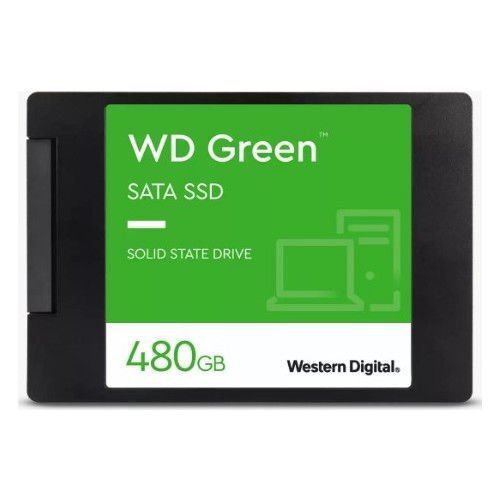 WD 480GB GREEN SATA 3.0 545-545Mb/s 7mm 2.5 SSD WDS480G3G0A