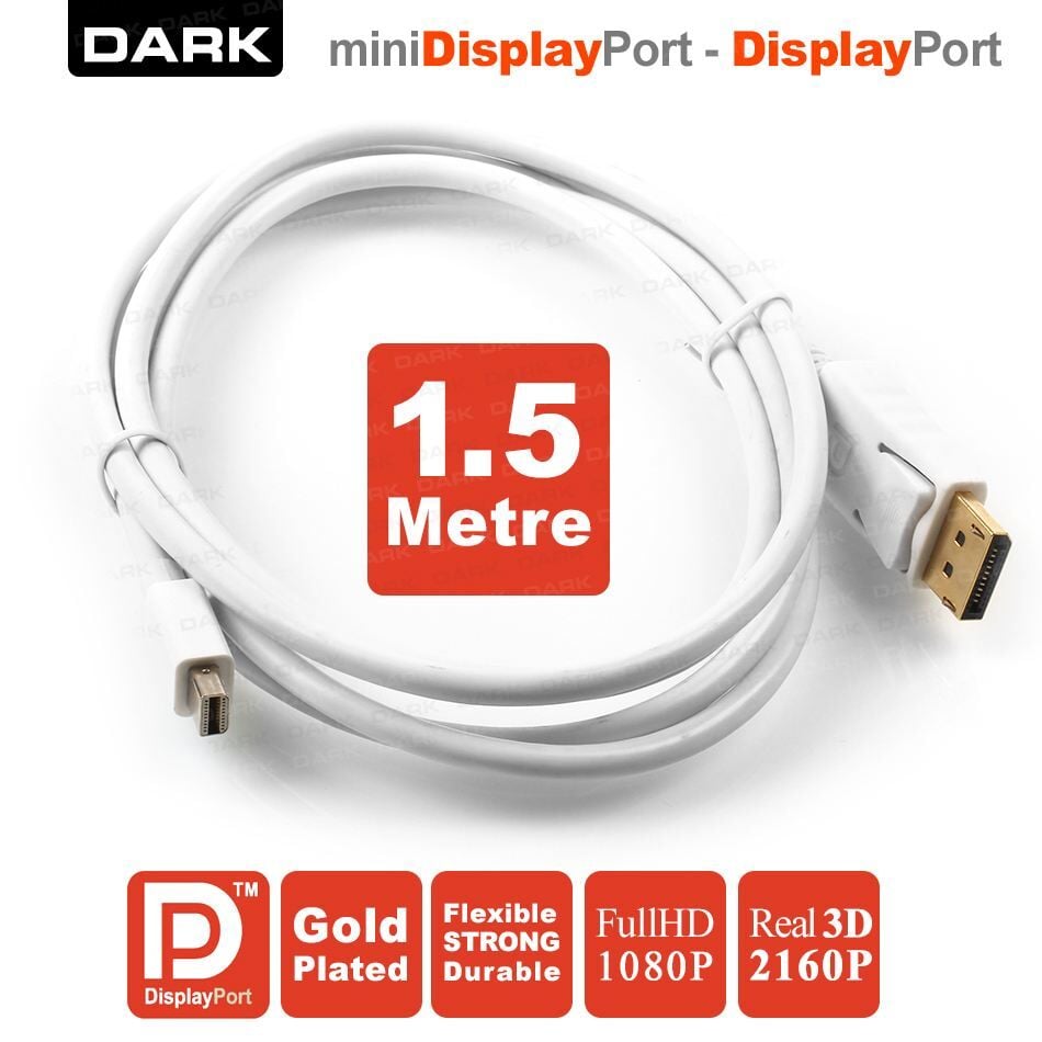 DARK Mini Display Port - Display Port Kablo 1.5 Metre DK-CB-DPXMDPL150