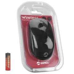 EVEREST SM-18 SİYAH 2.4GHZ OPTİK KABLOSUZ MOUSE