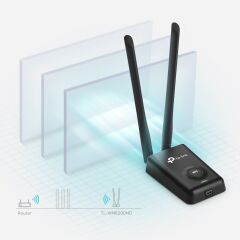 TP-LINK TL-WN8200ND 300Mbps High Power Wi-Fi USB Adaptör 2.4GHZ 2 Anten