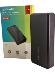 RAVPOWER PB1216 20000 mAh Pd 15W 2A 1C 1Micro B 4 Port Powerbank
