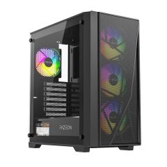 FAZEON F12 650W 80PLUS BRONZE Mesh 4x120mm ARGB Fanlı ATX Gaming Case
