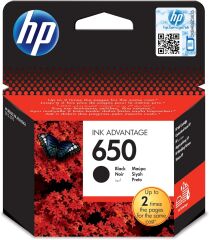 HP 650 SİYAH MÜREKKEP KARTUŞU (CZ101AE)