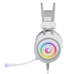 RAMPAGE RM-K19 RAGING PLUS Beyaz RGB Gaming Mikrofonlu Oyuncu Kulaklığı USB 7.1