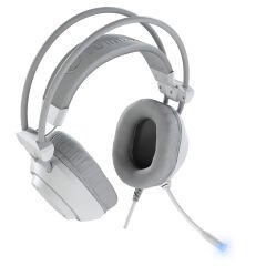 RAMPAGE RM-K19 RAGING PLUS Beyaz RGB Gaming Mikrofonlu Oyuncu Kulaklığı USB 7.1