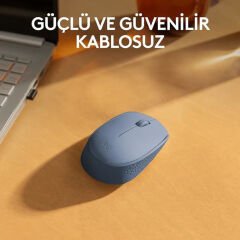 LOGITECH M171 Kablosuz Nano 1000DPI Açık Mavi Mouse 910-006866
