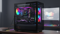 FRISBY FCL-240B 240mm ARGB Sıvı Soğutucu 1851,1700,AM4,AM5