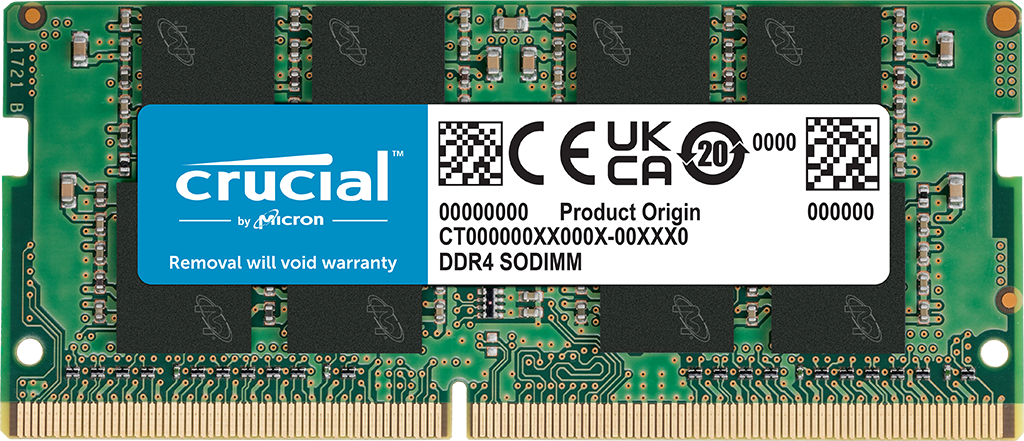 Crucial CT8G4SF 8GB DDR4 2400 MHz SODIMM Notebook Bellek