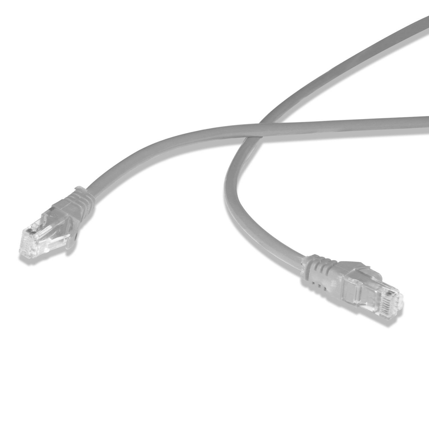 FLAXES FNK-605G 5MT CAT6 Patch Kablo Gri