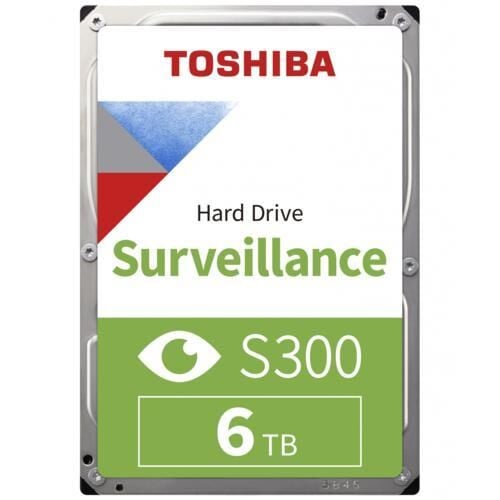 TOSHIBA 3,5 S300 6TB 256MB 5400RPM HDWT860UZSVA SATA3 7-24