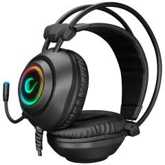 RAMPAGE RM-K19 RAGING PLUS Siyah RGB Gaming Mikrofonlu Oyuncu Kulaklığı USB 7.1