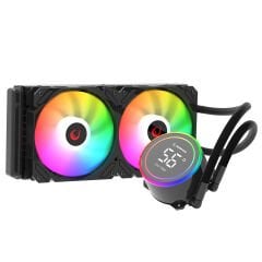 RAMPAGE HELIOS C15 Siyah Sıvı Soğutmalı CPU Fan Intel LGA1700/AMD AM5 ARGB 240mm