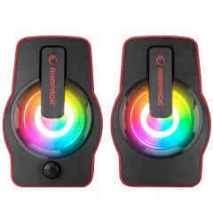 RAMPAGE RMS-G7 FALSETTO 2.0 6 WATT RGB KIRMIZI USB HOPARLÖR