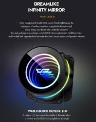 AIGO DX120 V2.6 ARGB 120mm Siyah Sıvı Soğutma