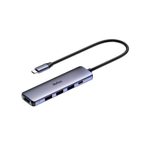 NETAC WF13 5-in-1 Type-C Media Docking Station NT08WF13-30GR