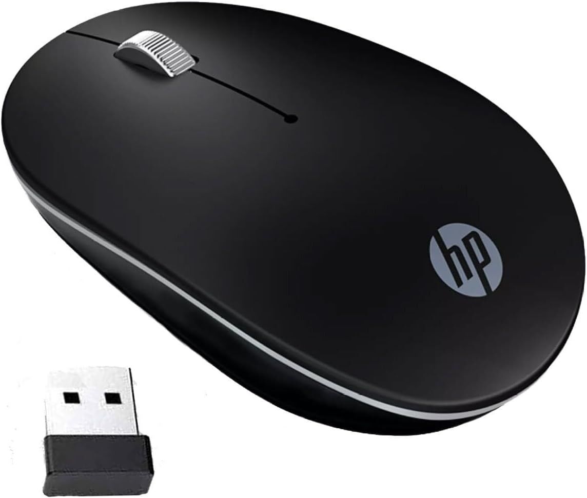HP S1500 Kablosuz Sessiz Usb Mouse 1600 Dpi Siyah