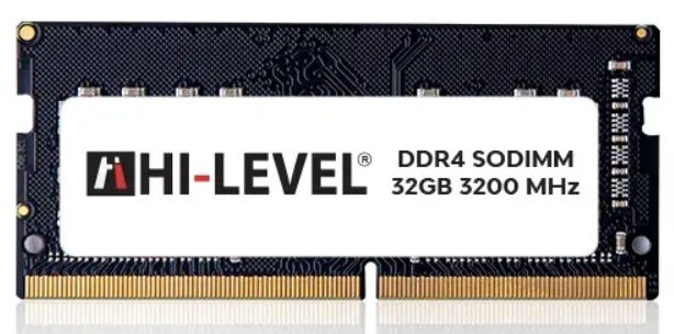 HI-LEVEL 32GB DDR4 3200Mhz SODIMM 1.2V Notebook Ram
