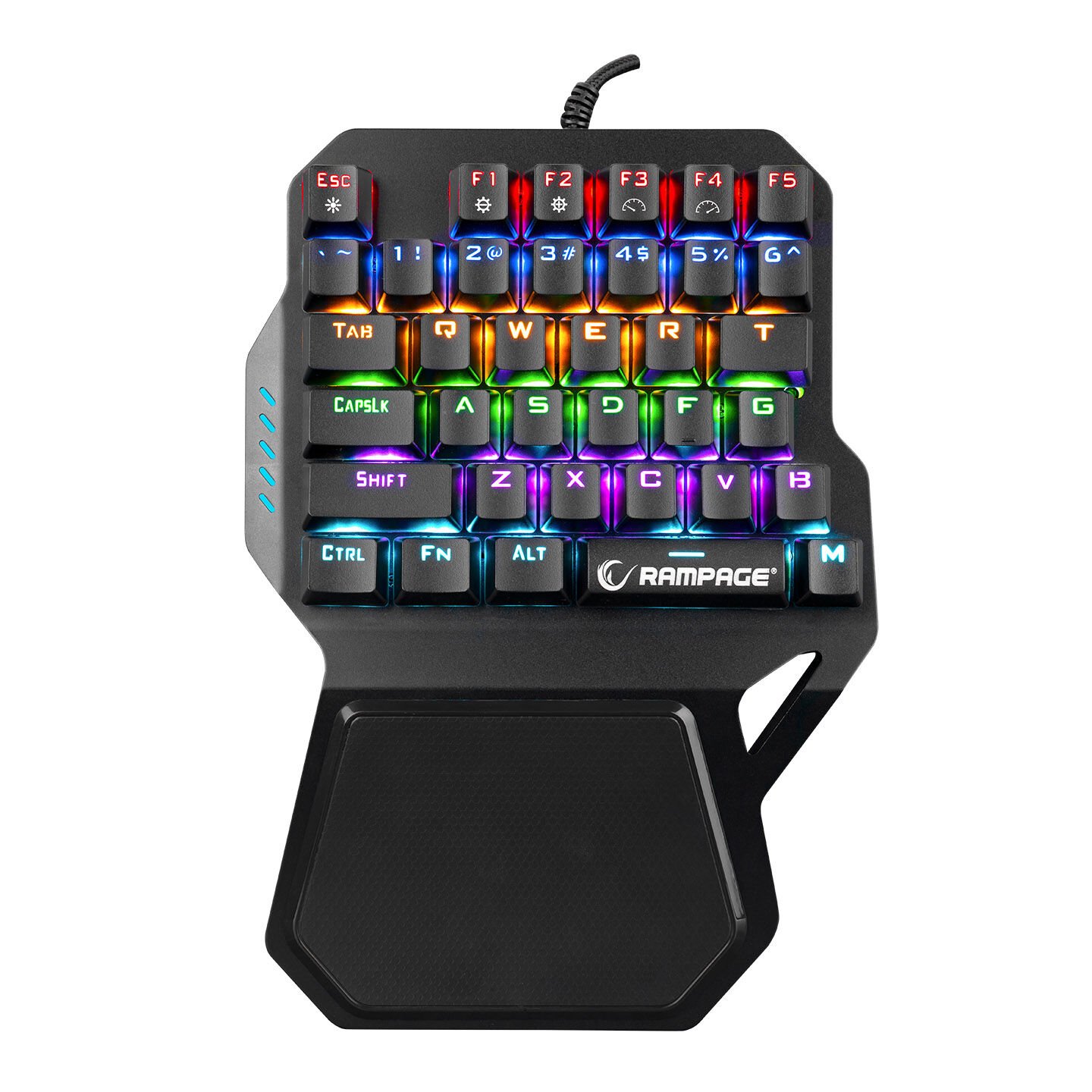 RAMPAGE KB-R77 PALM USB Outemu Blue Switch Mekanik Mini Gaming Oyuncu Klavyesi