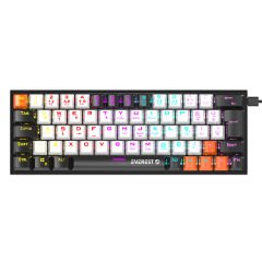 EVEREST PARLEY Beyaz-Siyah Türkçe Q Red Switch Mekanik Gaming Oyuncu Klavyesi