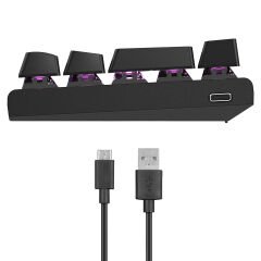 EVEREST PARLEY Beyaz-Siyah Türkçe Q Red Switch Mekanik Gaming Oyuncu Klavyesi