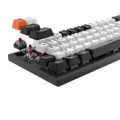 EVEREST PARLEY Beyaz-Siyah Türkçe Q Red Switch Mekanik Gaming Oyuncu Klavyesi