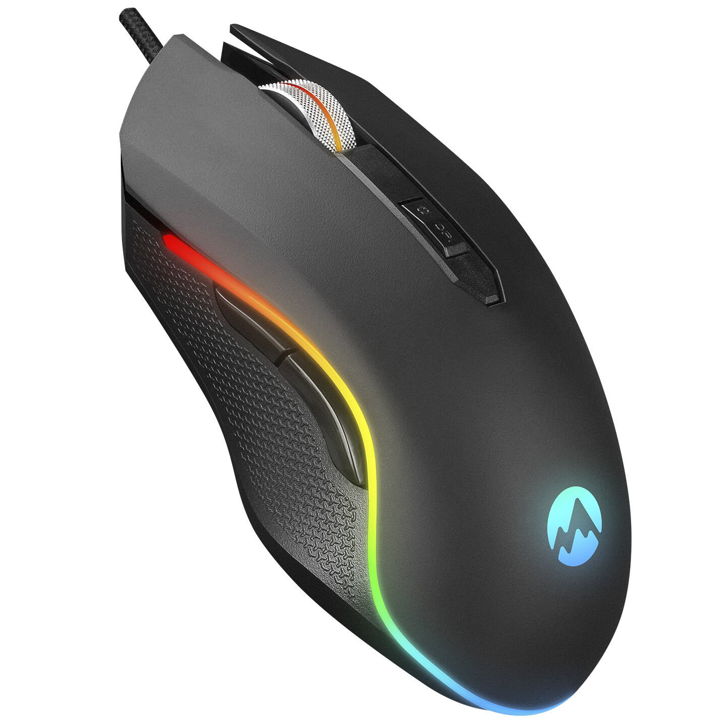 EVEREST SM-F09 TITANIO Usb Gümüş 7200dpi RGB Ledli Gaming Oyuncu Mouse
