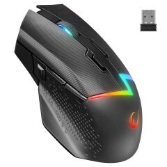 RAMPAGE DROP M3V2 24000 DPI 3311 Sensor Siyah RGB Şarjlı Kablosuz Gaming Oyuncu Mouse