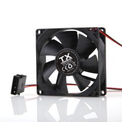 TX 8 cm siyah kasa fanı TXCCF08BK