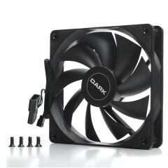 DARK 12cm 4Pin Molex + 3Pin Bağlantı, 1200 RPM, 36 CFM Kasa Fanı DKCCF123R