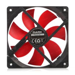 DARK 120mm Kırmızı Kanatlı Kasa Fanı DKCCF123R