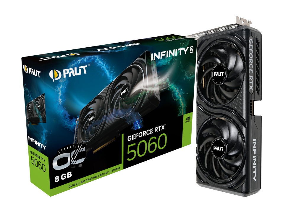 PALIT RTX5060 INFINITY 2 OC 8GB 128Bit GDDR7 3x DP, HDMI