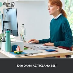 LOGITECH M650 L Kablosuz Optik 4000DPI Beyaz Bluetooth Mouse 910-006238