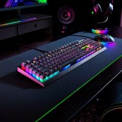 RAZER BlackWidow V4 X Green Switch RGB Kablolu Mekanik Gaming Klavye