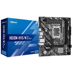 ASROCK H610M-HVS M.2 3200MHz DDR4 Soket 1700 M.2 USB 3.2 HDMI MATX Anakart