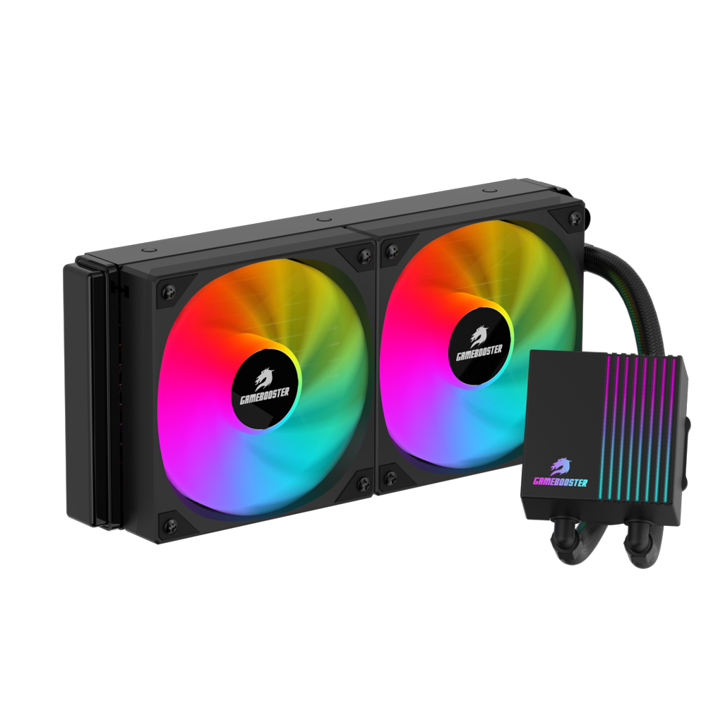 GAMEBOOSTER PRIME 240B RGB 240mm Siyah İşlemci Sıvı Soğutucu