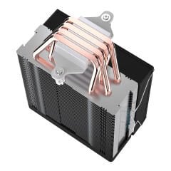 RAMPAGE OCTAGON B70 Siyah 63CFM 12cm ARGB Sıcaklık Göstergeli Fan