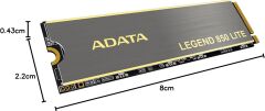 ADATA Legend 850 Lite 1TB NVMe Gen4 M.2 SSD 5000MB-3200MB ALEG-850L-1000GCS