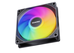 DARK 12cm FRGB 1200 RPM, 36CFM, 22dBA 3Pin + Molex Sessiz, Siyah Kasa Fanı DKCF126F