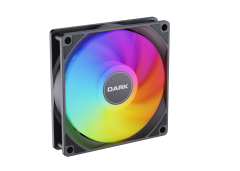 DARK 12cm FRGB 1200 RPM, 36CFM, 22dBA 3Pin + Molex Sessiz, Siyah Kasa Fanı DKCF126F