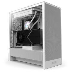 NZXT H5 Flow Edition USB 3.2 USB-C Beyaz E-ATX Mid Tower Kasa CC-H52FW-01