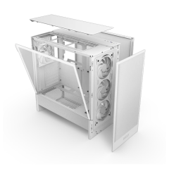 NZXT H5 Flow Edition USB 3.2 USB-C Beyaz E-ATX Mid Tower Kasa CC-H52FW-01