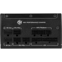 MSI MPG A1000GS 1000W 80+ Gold GEN 5.1 ATX 3.1 Full Modüler 135mm Fanlı PSU