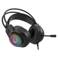 RAMPAGE RM-K55 Kipchak Siyah RGB Led 7.1 Gaming Mikrofonlu Oyuncu Kulaklığı
